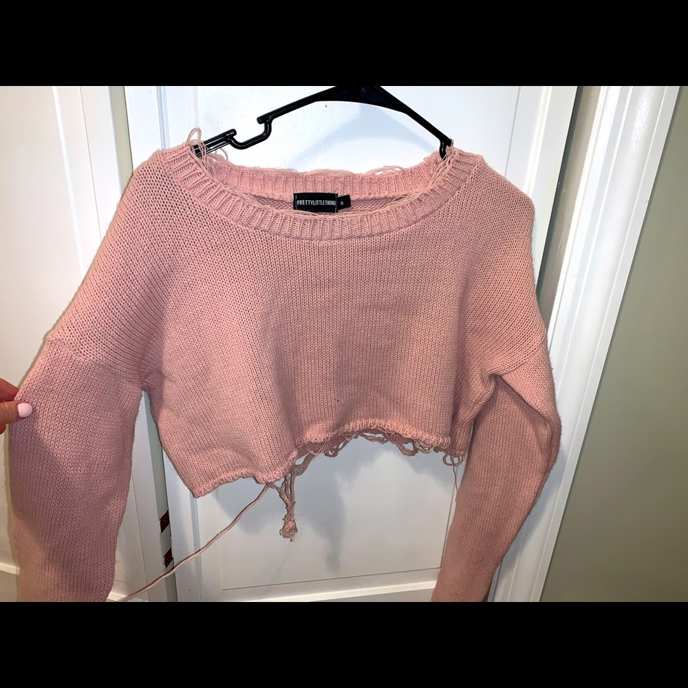 PLT Cropped Sweater